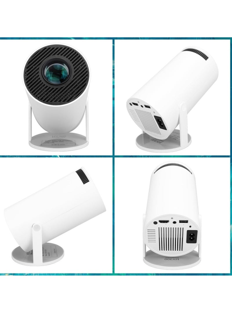 4K Mini Projector with and Bluetooth, Portable Smart Projector 1080P Support, 180°Rotatable Home Movie Projector Android 11 for Phone/TV Stick/Laptop - Image 2