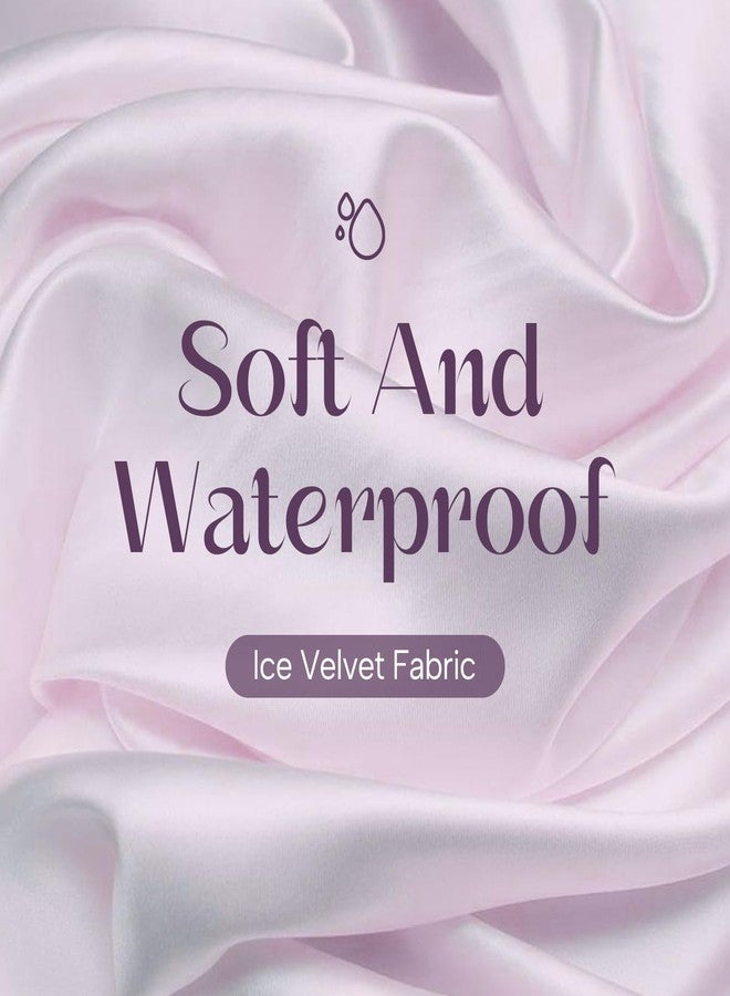 Years calm Shower Cap Reusable Waterproof, Double-Layer Hair Cap, with Elastic Band, Ideal for Shower, Spa, Travel & Cleaning (Light purple, One Size) - Image 3