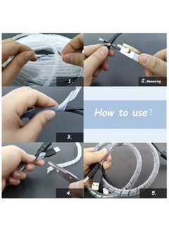 Duravel HD Flexible Spiral Cable Management For Computer, Car, TV, Wire Cover,Wire Organiser Tube for PC Cables (White, 20mm x 10 meter) - pzsku/Z143B558998874A308F27Z/45/_/1740374144/85e06077-0ca1-4037-9f6a-2b964562c9fa