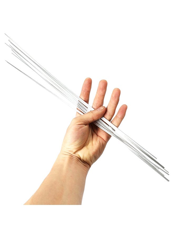 50-Piece Low Temperature Solder Rod Welding Wire Set Silver - Image 2