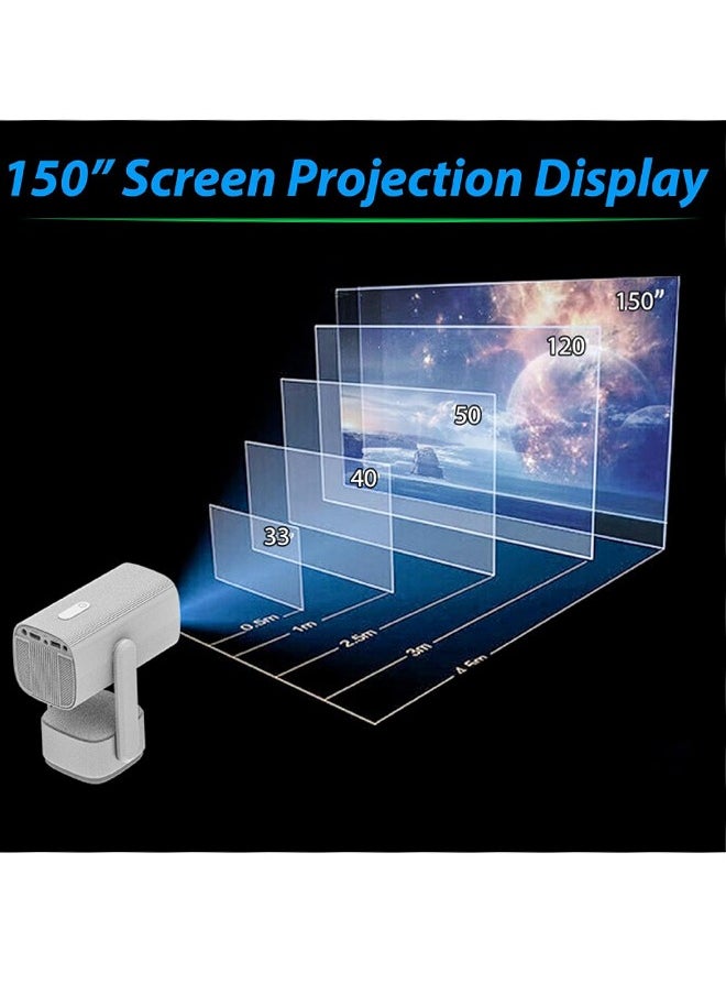 Rechargeable 5000 Lumens HD Smart Projector Portable Mini Cinema 150 Inches Screen Display Lamp 4K Home Movie Theatre Gaming Video Presentations 230 Degree Rotating Screen Mobile Phone Projection - pzsku/Z143B65ACA4CE9C1EF408Z/45/_/1733892934/9e37cf4f-9f42-49a1-b0fb-c4a69155e28d