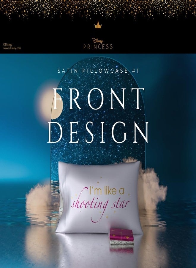 Franco Disney Princess Jasmine Beauty Silky Satin Standard 2 Pack Pillowcase Cover Set 20x30 for Hair and Skin, (Officially Licensed Product) by Franco Collectibles - Image 4