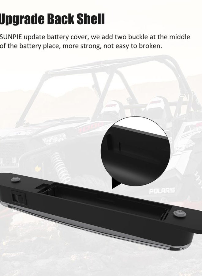 SUNPIE UTV Dome Light Universal SXS Wireless Interior Lights for Polaris Canam Pioneer/Talon Kawasaki Mule/Teryx Arctic Cat Golf Cart Boat Off-Road SXS All w/1.1/4in-2in Ironwork, Two Light Mode - Image 3