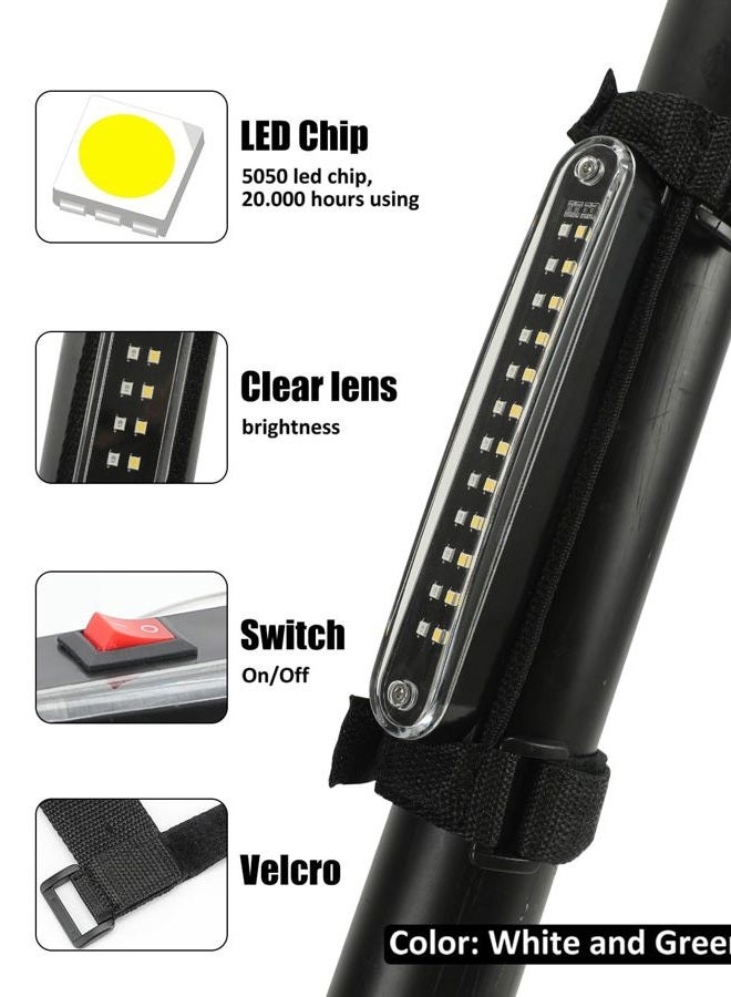 SUNPIE UTV Dome Light Universal SXS Wireless Interior Lights for Polaris Canam Pioneer/Talon Kawasaki Mule/Teryx Arctic Cat Golf Cart Boat Off-Road SXS All w/1.1/4in-2in Ironwork, Two Light Mode - Image 4