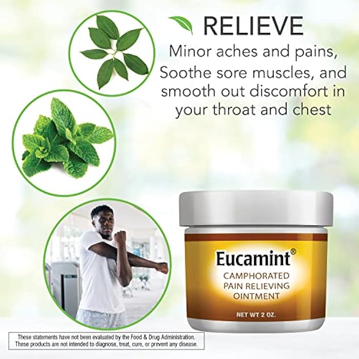 Botanic Choice Eucamint-Pain Relieving Ointment-Muscle, Joints, Sinus, Coughs - Image 4
