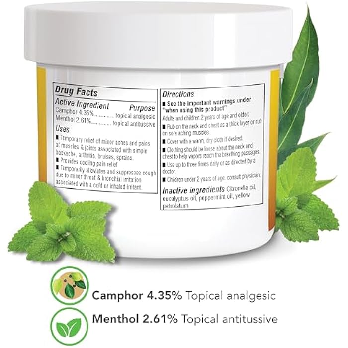 Botanic Choice Eucamint-Pain Relieving Ointment-Muscle, Joints, Sinus, Coughs - Image 2