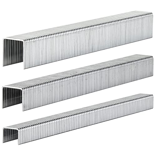 SITLDY Heavy Duty T50 Staples 1300-Count 3 Sizes Includes: 5/16"-500, 3/8"-500, 1/2"-300, Galvanized Assorted Size Project Pack - Image 1