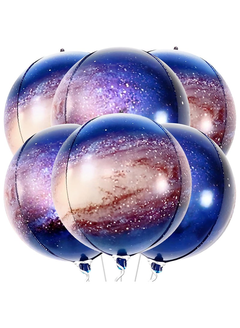 KATCHON Galaxy Foil Balloons Pack of 6 for Party Decoration - Image 1