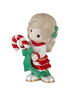 Precious Moments Precious Moments Christmas Figurine | Sweet Christmas Wishes 2023 | Dated Bisque Porcelain Figurine | Holiday Decor & Gift | Hand-Painted  - Image 2