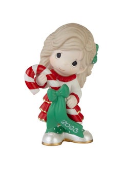 Precious Moments Precious Moments Christmas Figurine | Sweet Christmas Wishes 2023 | Dated Bisque Porcelain Figurine | Holiday Decor & Gift | Hand-Painted  - Image 1