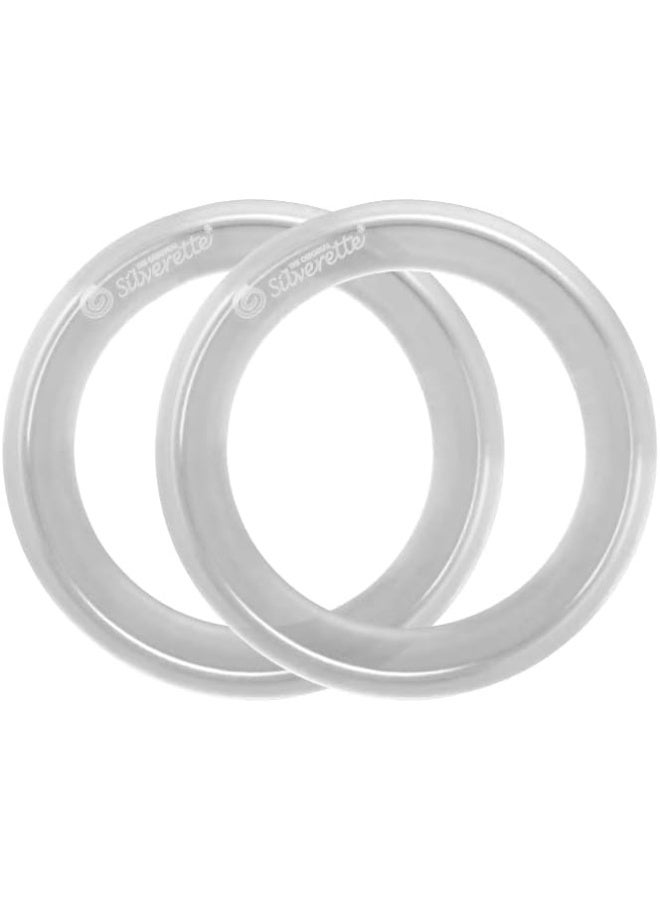 SILVERETTE The Original Silver Nursing Cups - Soothe and Protect Your Nursing Nipples - Made in Italy (Regular + O-Feel) - Image 3