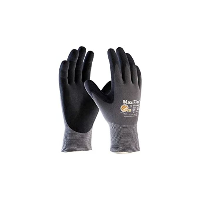 MaxiFlex Ultimate Nitrile Gloves, Gray/Black (34-874/M) - Image 1