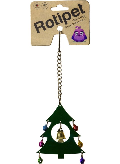 Rotipet Bird Toy Acrylic Shaped Pendulum Tree 