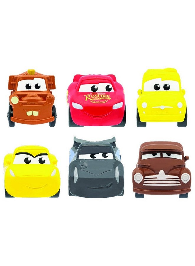 Basic Fun مجموعة سيارات ماش إيمز 4 عبوات (4 كبسولات عمياء لكل طلب) لعبة قابلة للضغط وجمعها - Image 1