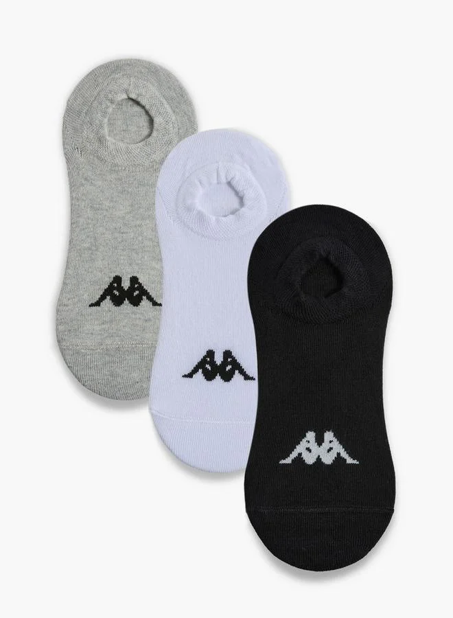 كابا Kappa Men Non Terry Invisible Socks - Set of 3