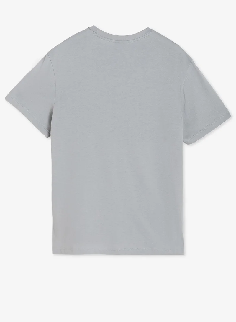 LACOSTE Regular Fit Colorblock Cotton T-Shirt