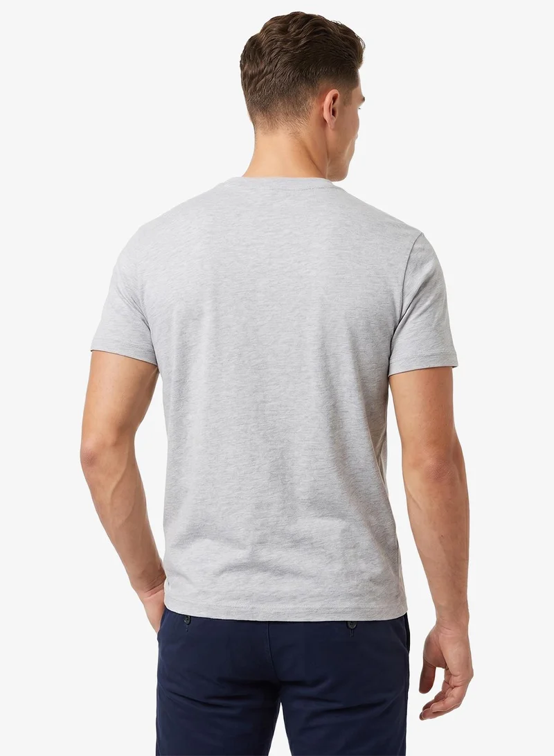 LACOSTE Regular Fit Colorblock Cotton T-Shirt