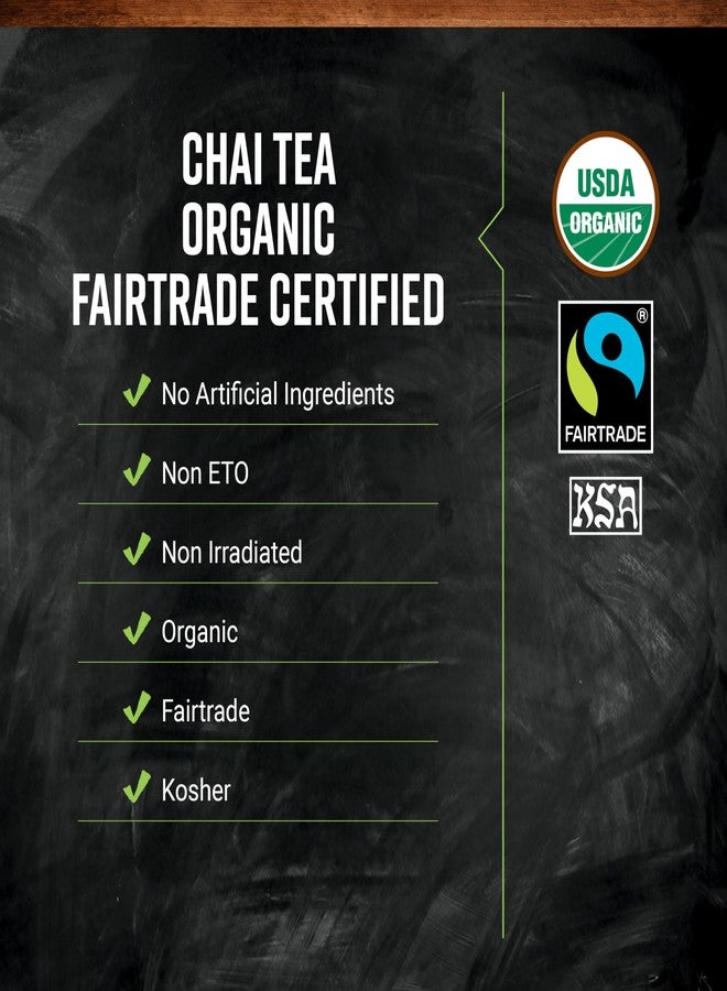 Frontier Co-op Chai Tea, Certified Organic, Fair Trade, Kosher, Non Irradiated, 16 Oz - Image 2