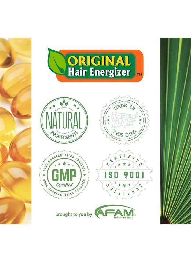 Organic Hair Energizer - Root & Scalp Pro Vitamin-B5 Hair Growth Tonic, 1.69 oz | DHT-Blockers, Sulfate-Free & Paraben-Free, Prevent Hair Loss, Thinning & Receding Hair Line | Good For Men & Women - Image 1