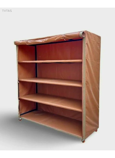 Portable Folding Storage Cupboard – Large Capacity 200x200x70cm, Durable & Practical Wardrobe Organizer with High-Quality Material for Home, Bedroom ,Office & Outdoor