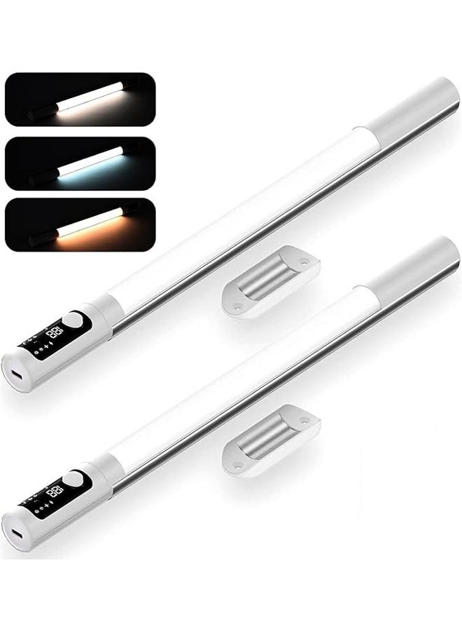 عام مصباح درج LED مع مستشعر حركة 1200mAh بطارية قابلة للإزالة وقابل للضبط للحمام، الغرفة، الدرج والسلالم، 2 قطعة. - Image 1