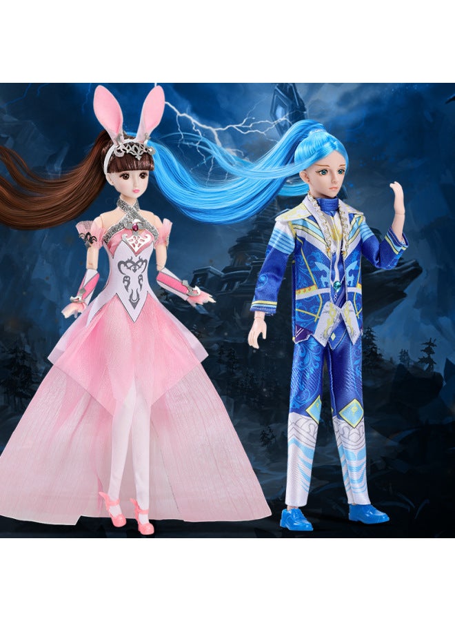2024 Wu Soul Douluo Mainland Little Dance Princess Tang San Doll Toy Girl Children Doll Suit-Color: Soft Bone Dance + Shuluo Tang San-Height: Three-dimensional Real Eye Version + Full Joint Movable  - Image 1