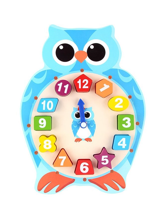NIBEMINENT Digital Cartoon Block Clock Educational Toy - Image 1