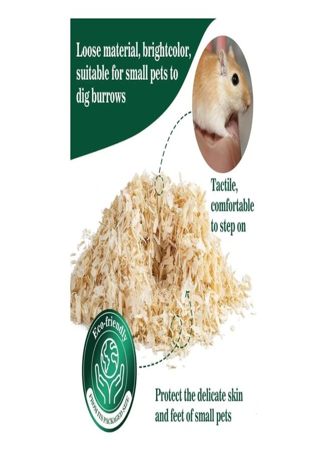 Ormango نشارة خشب الصنوبر الخالية من الغبار من أورمانجو - 1 كجم، مادة فراش وأعشاش للحيوانات الصغيرة مثل الهامستر والأرانب وخنازير غينيا والطيور والفئران والشنشيلات والزواحف وغيرها، 1 كجم، رقائق/نشارة خشب - Image 5