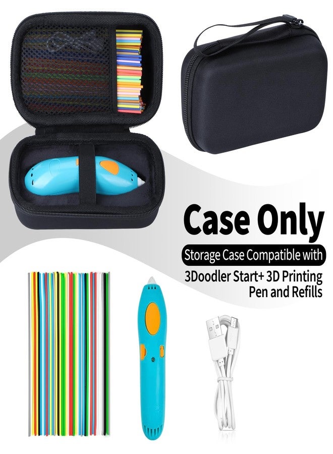 Peyyargo Storage Case Compatible with 3Doodler Start+ Essentials 3D Pen (Black) - Image 3