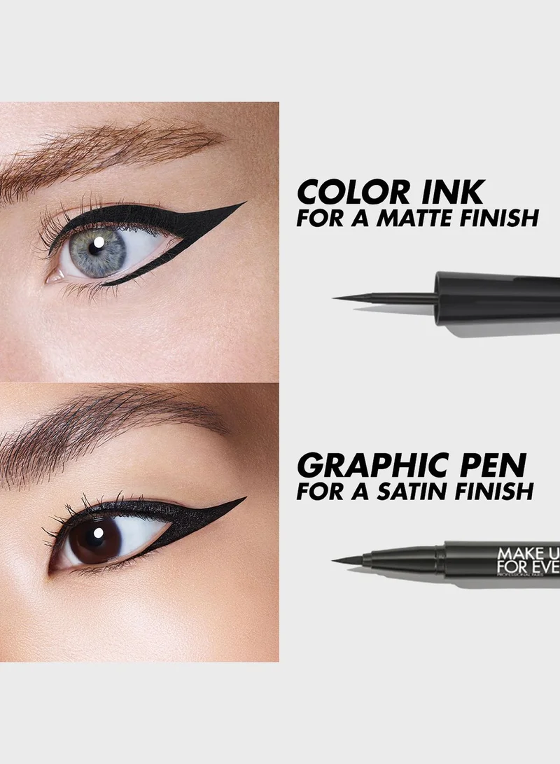 MAKE UP FOR EVER Aqua Resist Graphic Pen - 01 Black