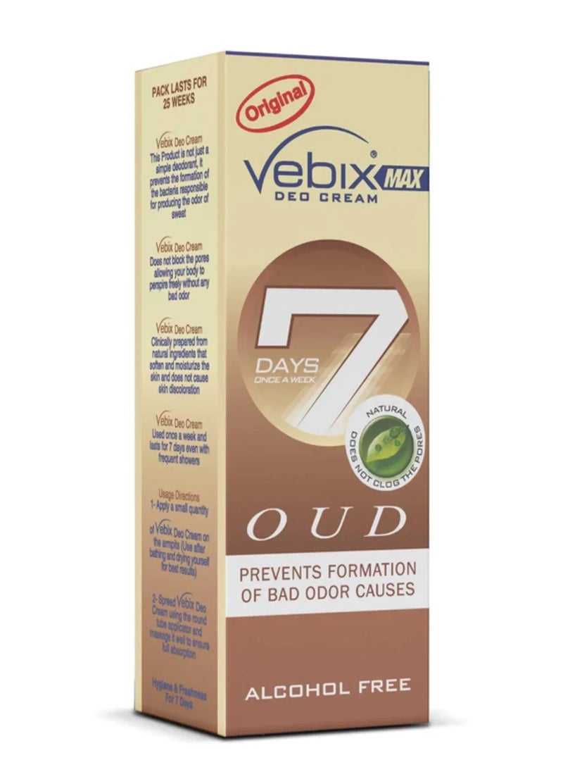 Vebix Vebix Max Deo Cream - Oud  - Image 2