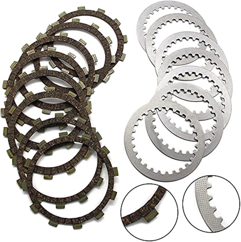 DEMULAX Motorcycle Clutch Friction Disc Plate Kit - Image 2