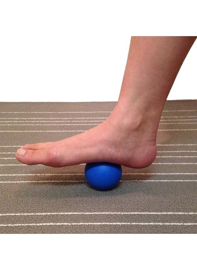 General Massage Lacrosse Balls for Myofascial Release, Trigger Point Therapy, Muscle Knots, and Yoga Therapy. Set of 2 Firm Balls (Blue and Red)  - Image 5