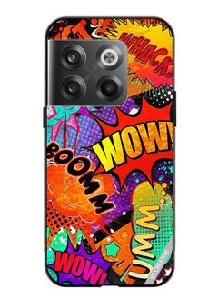 Protective Case Cover For OnePlus Ace Pro Multiple Sticker Design Multicolour