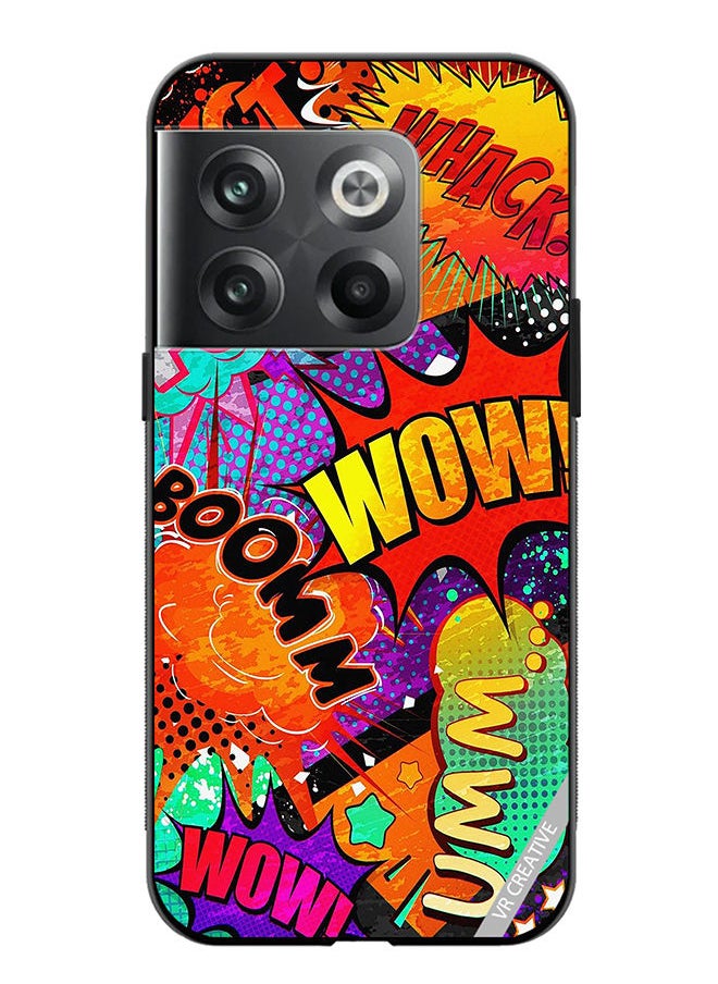 VR CREATIVE - Protective Case Cover For OnePlus Ace Pro Multiple Sticker Design Multicolour - Image 1