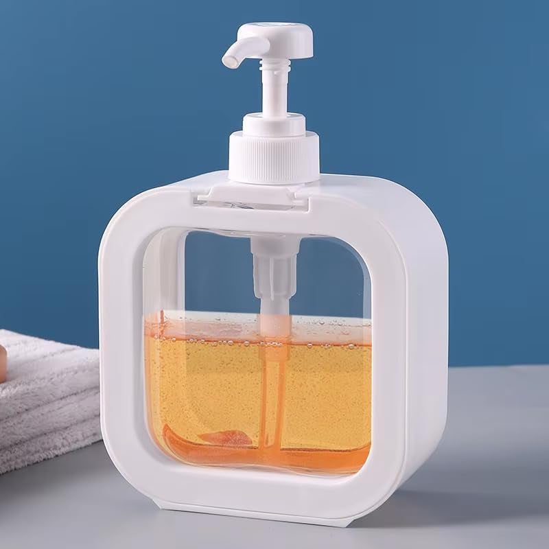 Apidian Empty Bottle Soap Dispenser for Bathroom Kitchen Large-Capacity Dispensing Bottled Hand Soap Dish Soap Shower Gel Shampoo Washing Powder Replacement Empty Bottle - Image 1
