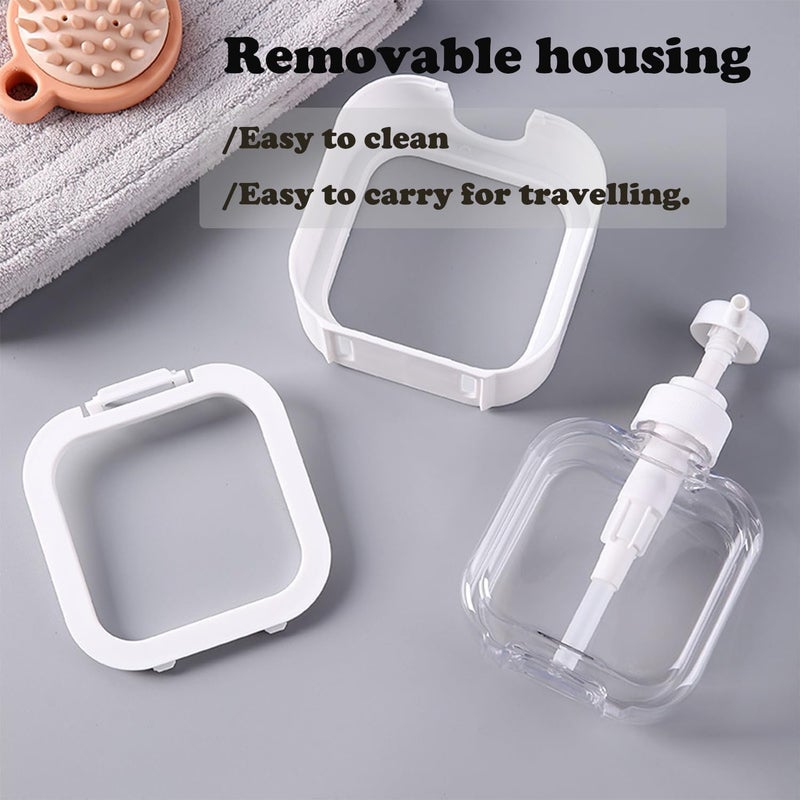 Apidian Empty Bottle Soap Dispenser for Bathroom Kitchen Large-Capacity Dispensing Bottled Hand Soap Dish Soap Shower Gel Shampoo Washing Powder Replacement Empty Bottle - Image 4