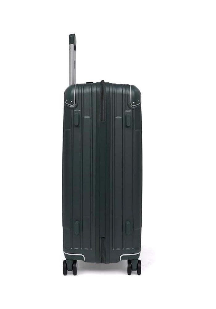 CEDRO حقائب سيدرو - حقيبة سفر 20 بوصة بتشطيب مات باللون الأخضر الداكن - Image 3