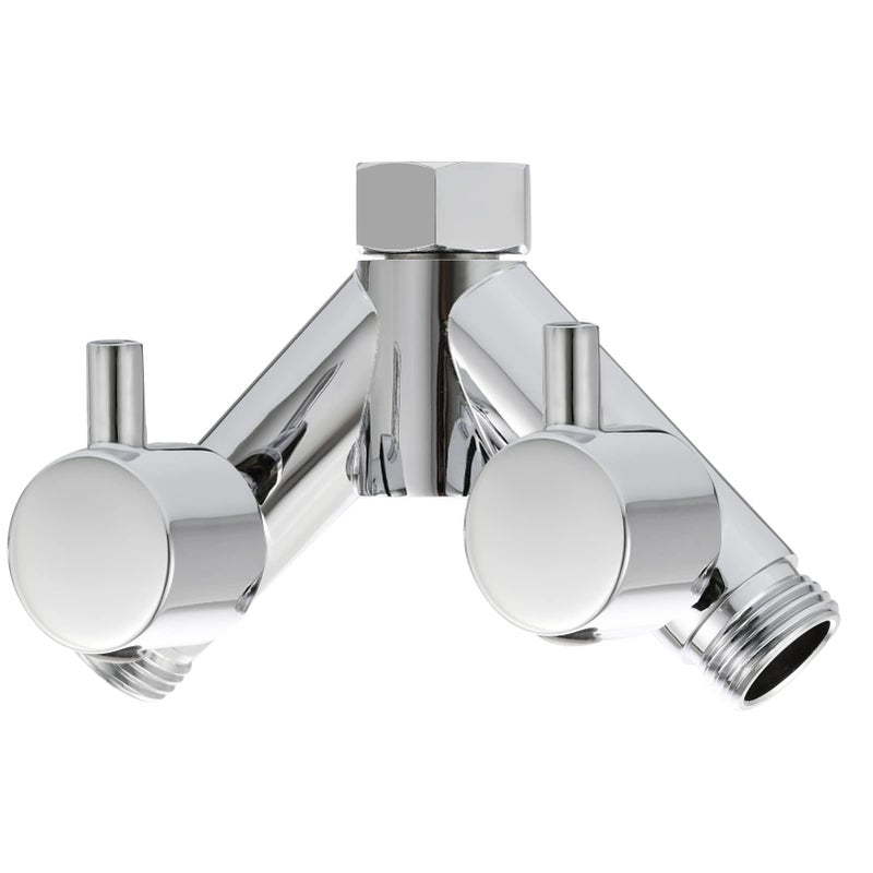 Tecmolog G12 Shower Diverter Shut Off Valve Brass Shower Head Splitter 2 Way for Bathroom Chrome DSF014A - Image 2
