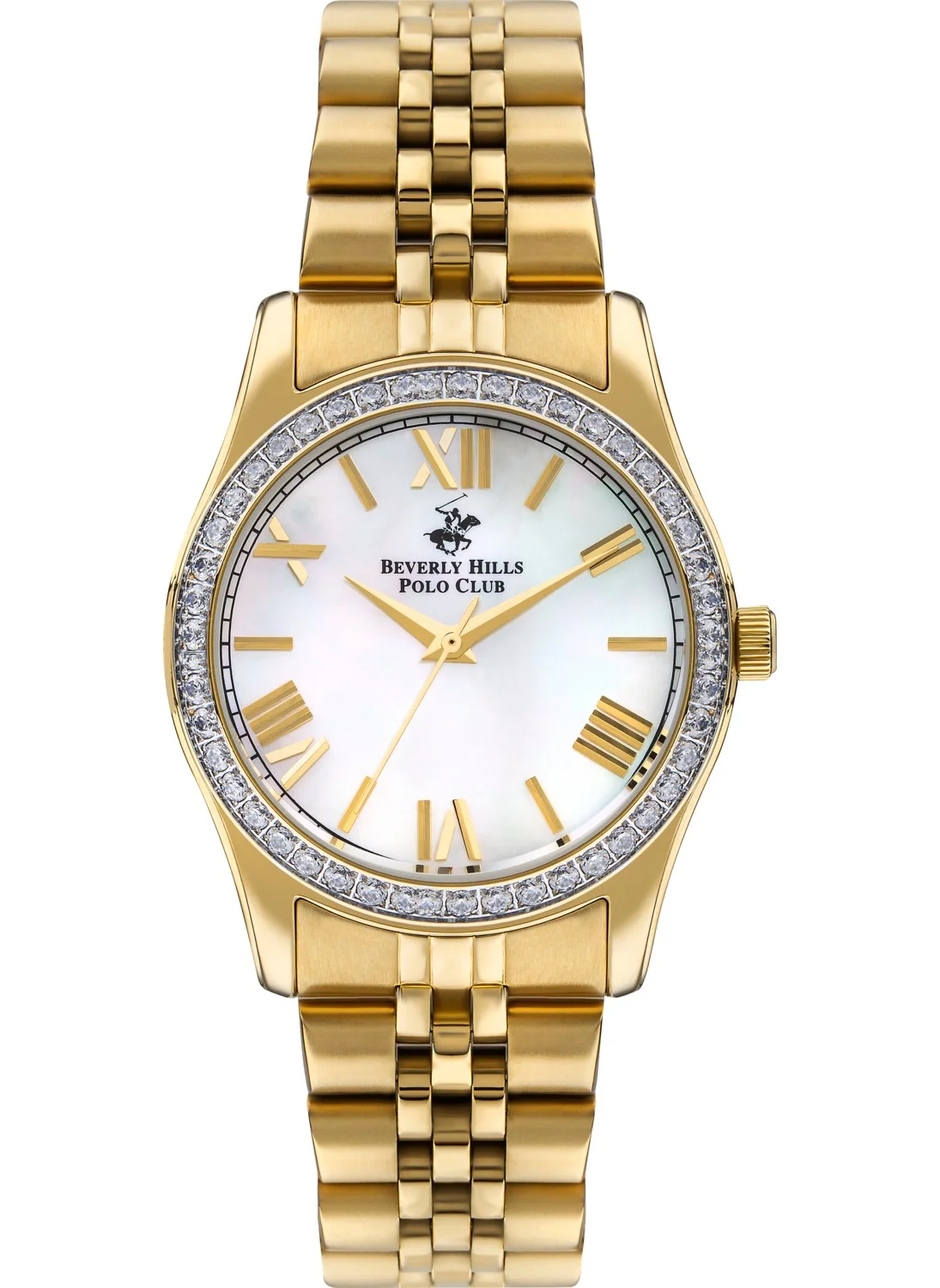 BEVERLY HILLS POLO CLUB BP3383C.120 Gold Yellow Women's Wristwatch