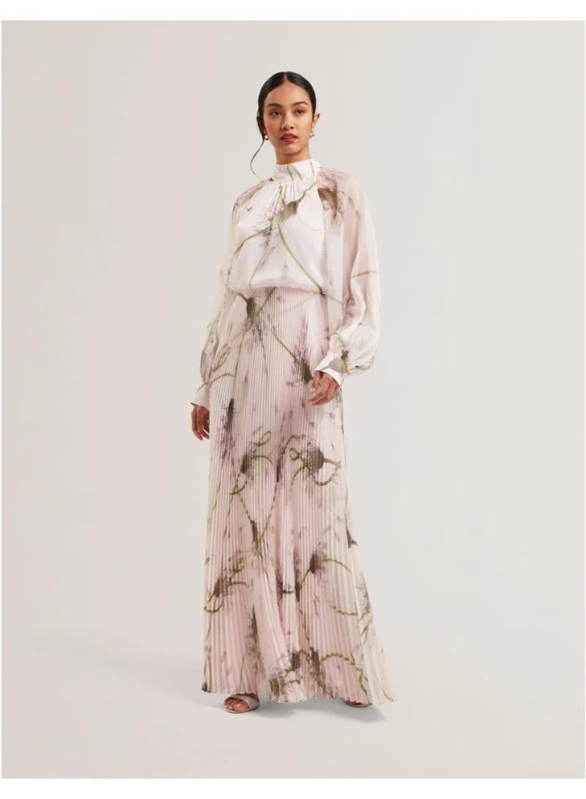 Ted Baker Printed Scarf Detail Dress  - Image 1