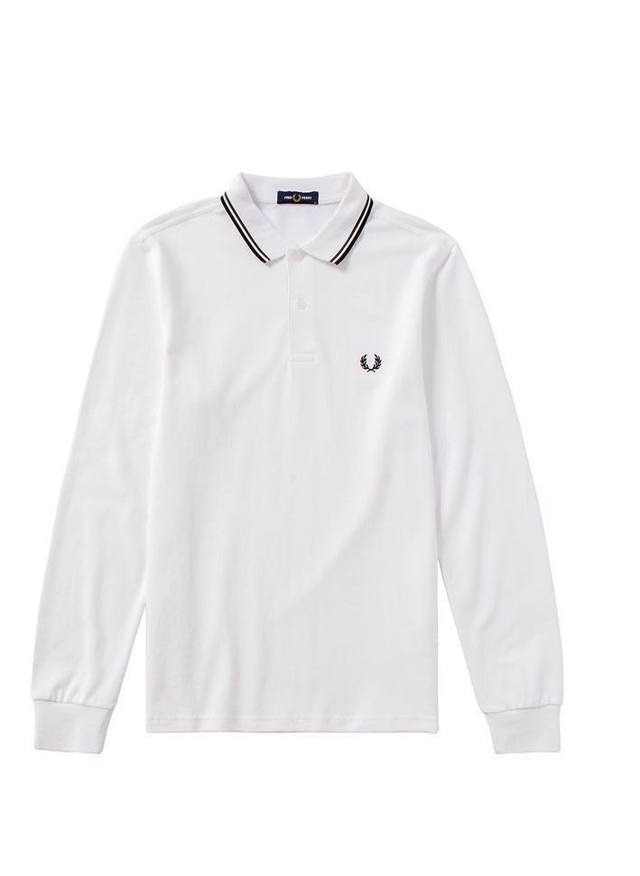 FRED PERRY Wheat spring and autumn long sleeve men's polo shirt(2XL)  - Image 1