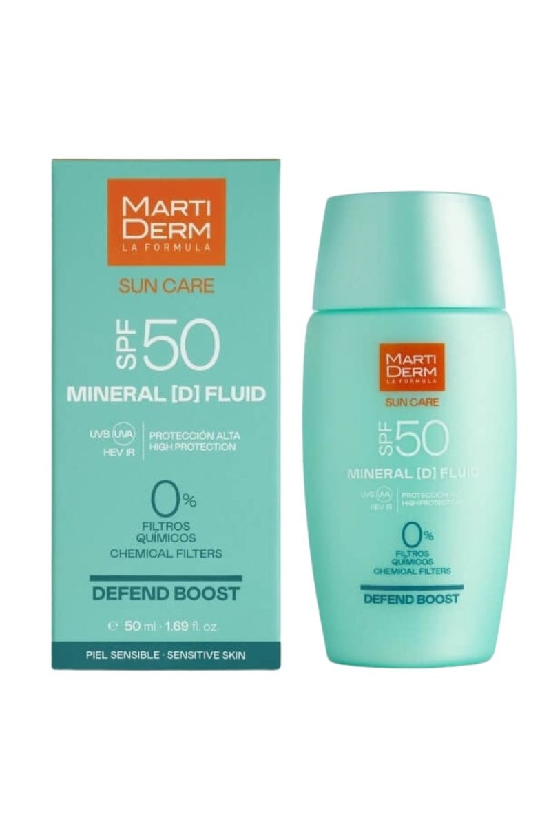 مارتيديرم واقي شمس سائل من مارتيديرم صن كير SPF50 معدني [D] 50 مل - Image 2