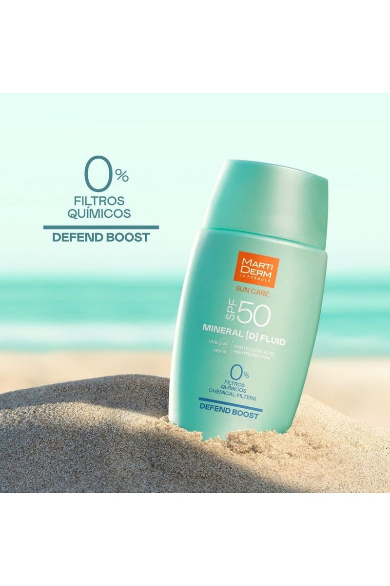 مارتيديرم واقي شمس سائل من مارتيديرم صن كير SPF50 معدني [D] 50 مل - Image 3