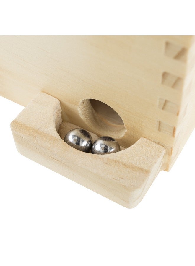 Hey! Play! Labyrinth Wooden Maze Game with Two Steel Marbles, Puzzle Game for Adults, Boys and Girls by Hey! Play! , Tan - Image 5