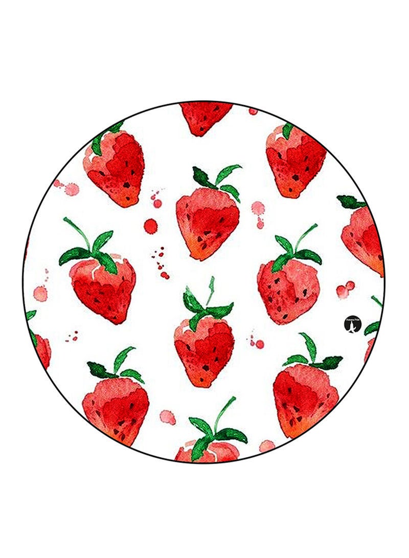 RKN Strawberries Printed Large Pin Multicolour - Image 2