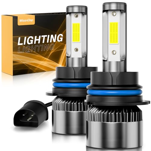 WisonDap 𝟫𝟢𝟢𝟦/𝖧𝖡𝟣 6500K Cool White, 60000LM 900% Brighter, Backup Plug & Play IP68 Waterproof Replacement with 2pcs 194 168 T10 2825 Bulb for Interior Off-Road Lights - Image 1