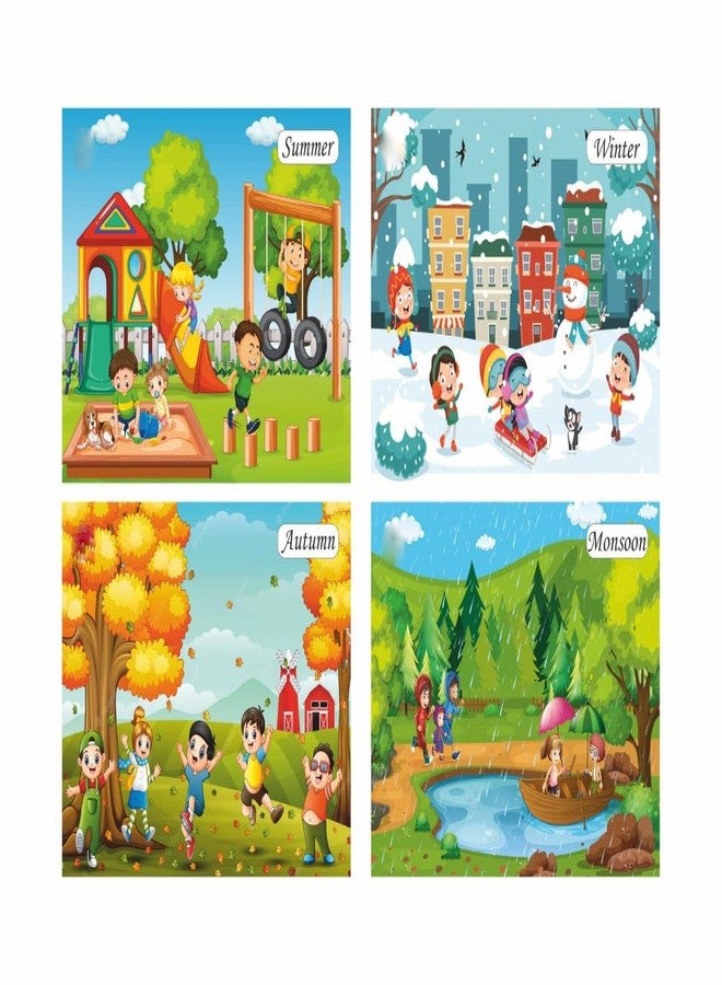The GrowSome Hindi Vowels to Build Kid Knowledge| English Vocabulary Jigasaw | Animal Puzzle for Kids| Kids Jigsaw Puzzle, Indian Seasons Theme, Ages 3+ (Indian Seasons) - Image 2