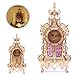 FUNPOLA 3D Wood Puzzle LED Tower Clock 3D Puzzle Building Desktop Clock Model DIY Architectural Building Blocks LEDTC01 Wood - Image 4