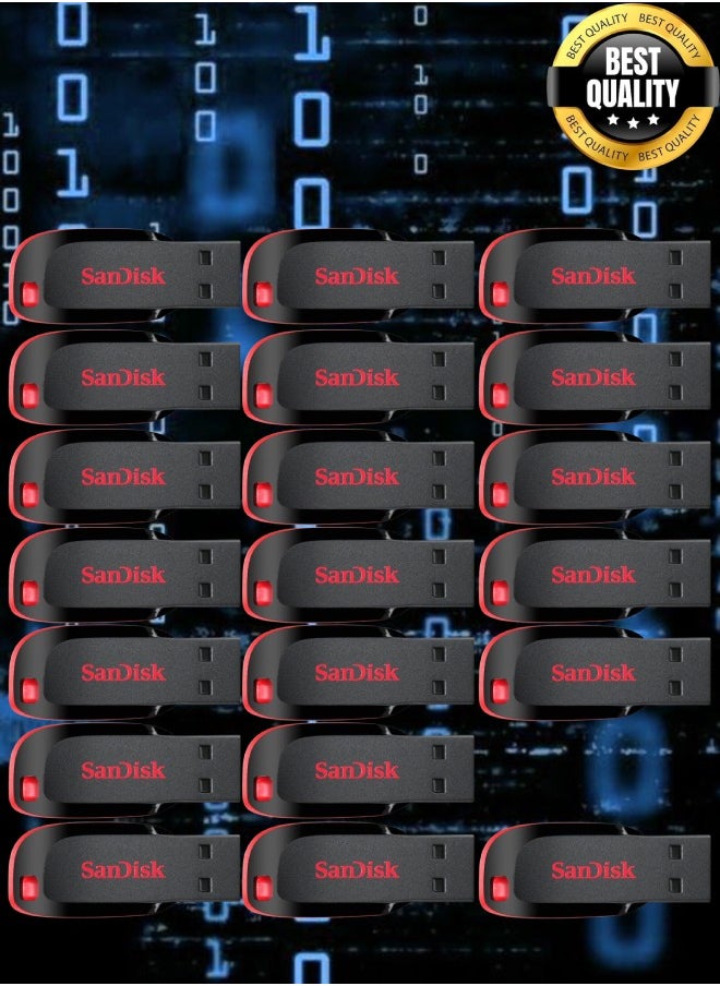 Sandisk 20 Pieces 32GB Cruzer Blade Usb Flash USB2.0  - Image 1